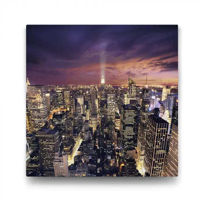 60x60 cm Skyline New York Duvar Tablosu