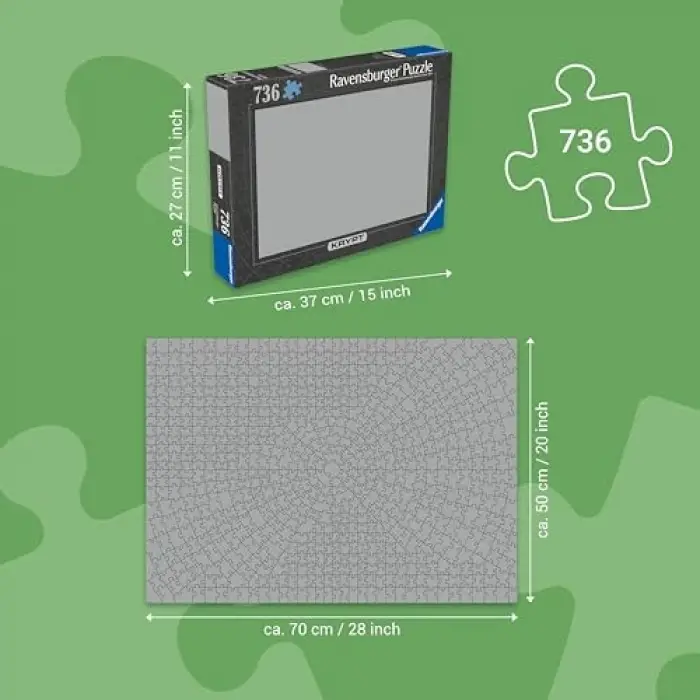 654p Puzzle Krypt Yeşil