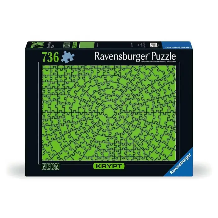 654p Puzzle Krypt Yeşil