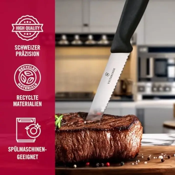 6.7233.6 Mutfak 6lı Steak-Biftek Bıçağı (Blisterli)