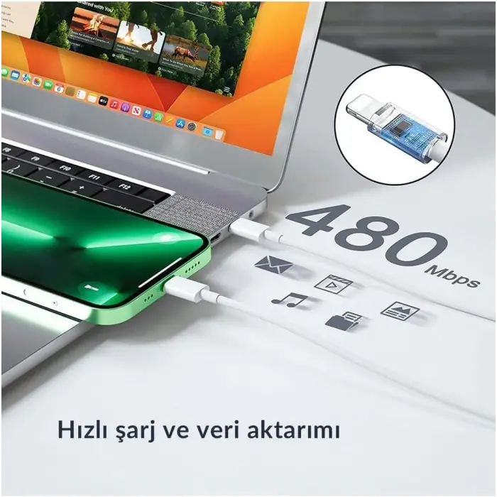 67W Hızlı Şarj Aleti Seti (Type-C Adaptör + Kablo)