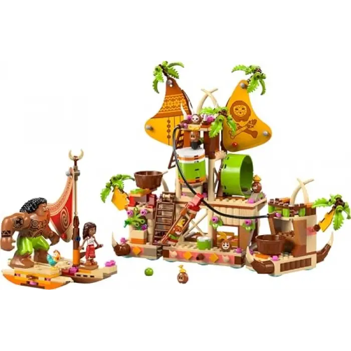 LEGO ǀ Disney Moana 2 Kakamora Gemisi 43258-7 Yaş ve Üzeri Disney Hayranı Çocuklar için Hazine Sandığı ve Gemi İçeren Yaratıcı Oyuncak Yapım Seti, Doğum Günü Hediyesi (572 Parça)