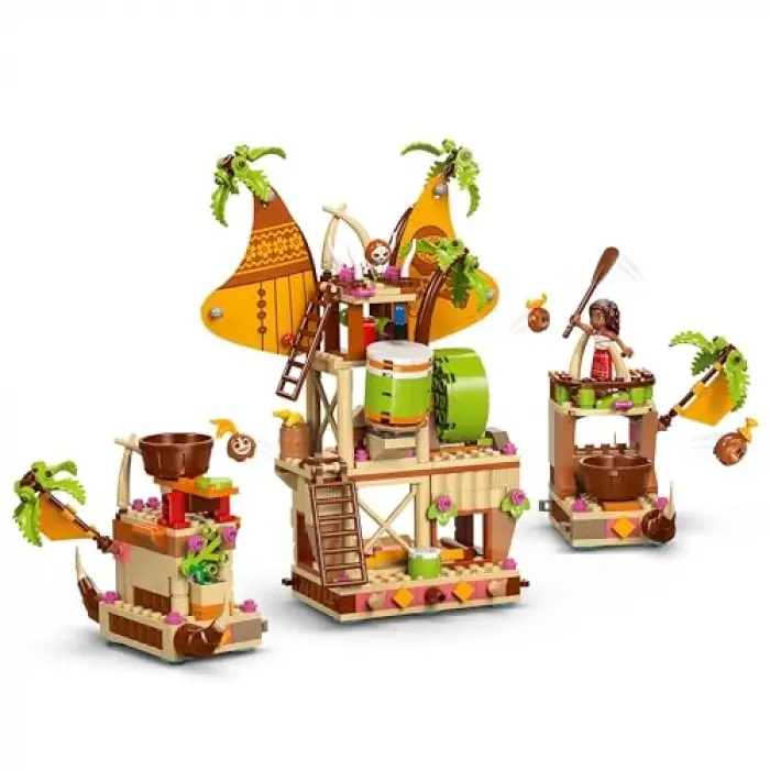 LEGO ǀ Disney Moana 2 Kakamora Gemisi 43258-7 Yaş ve Üzeri Disney Hayranı Çocuklar için Hazine Sandığı ve Gemi İçeren Yaratıcı Oyuncak Yapım Seti, Doğum Günü Hediyesi (572 Parça)