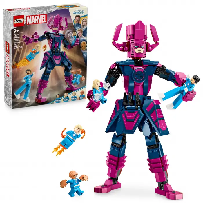 LEGO ǀ Marvel Fantastik Dörtlü, Galactus Yapım Figürüne Karşı 76316