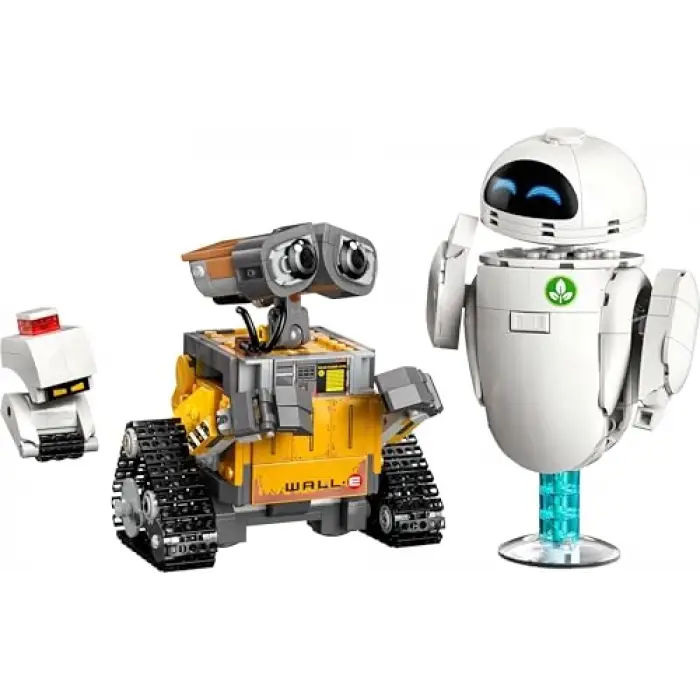 LEGO ǀ Disney ve Pixar WALL-E ve EVE 43279 | Film Sever Yetişkinler için Dekoratif ve Koleksiyonluk Animasyon Film Karakterleri Model Yapım Seti, Hediye Fikri (811 Parça)