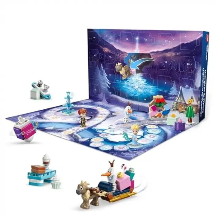 LEGO ǀ Disney Karlar Ülkesi 2025 Yılbaşı Takvimi 43273 – 5 Yaş ve Üzeri Prenses Seven Çocuklar için Yaratıcı Oyuncak Yapım Seti, Eğlenceli Yılbaşı Hediyesi ve Sürprizlerle Dolu Oyun (231 Parça)