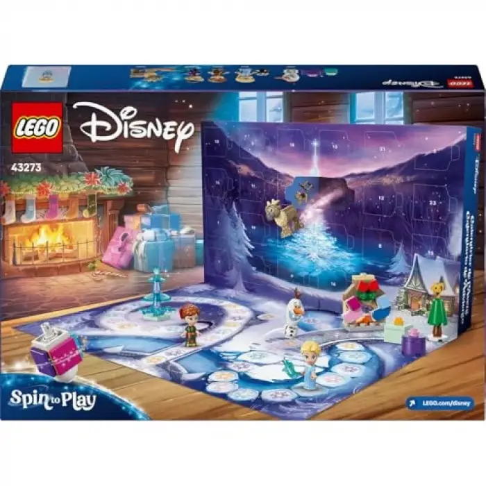 LEGO ǀ Disney Karlar Ülkesi 2025 Yılbaşı Takvimi 43273 – 5 Yaş ve Üzeri Prenses Seven Çocuklar için Yaratıcı Oyuncak Yapım Seti, Eğlenceli Yılbaşı Hediyesi ve Sürprizlerle Dolu Oyun (231 Parça)