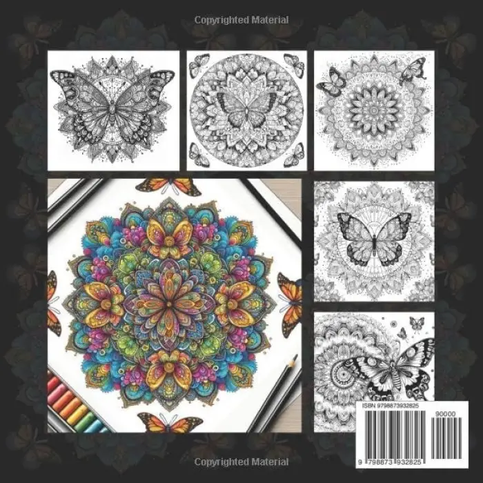 ฺButterfly Mandala coloring book Our Mandala Butterfly Coloring Book offers 50 captivating designs for therapeutic coloring enjoyment. Measuring at ... and convenient for on-the-go coloring.
