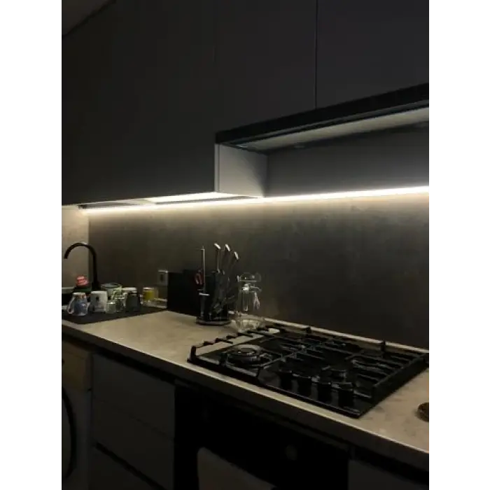 UNIḰOM Tezgah Altı LED Aydınlatma, 50 cm, Beyaz Işık, Dekoratif Armatür, On-Off Tuşlu