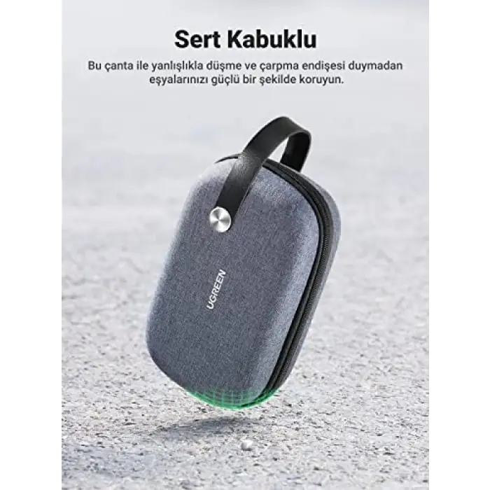 UGREEN Elektronik Aksesuar Kutusu Güç Bankası Kablo Pil Için（Mavi）