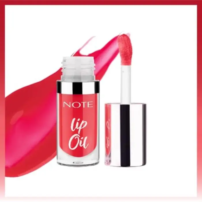 Cosmetics Lip Oil 40 Sugar Red Nemlendirici ve Parlatıcı Dudak Bakım Yağı, Kırmızı
