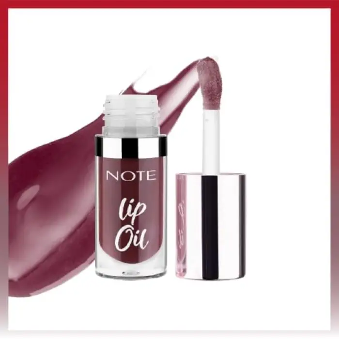 Cosmetics Lip Oil 30 Deep Berry Nemlendirici ve Parlatıcı Dudak Bakım Yağı, Mor