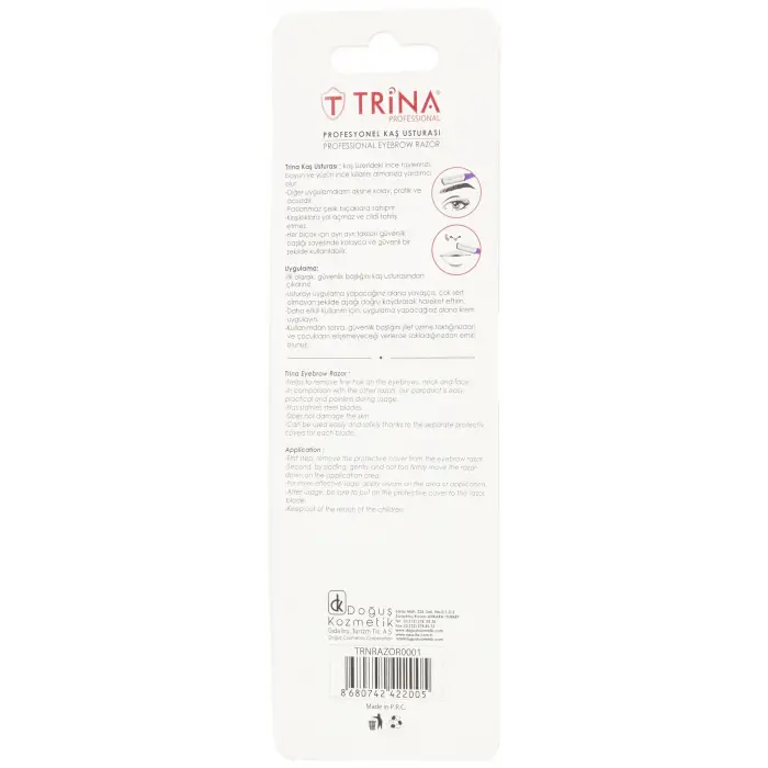 Profesyonel Kas Usturası 2li ‎TRNRAZOR0001 2li paket