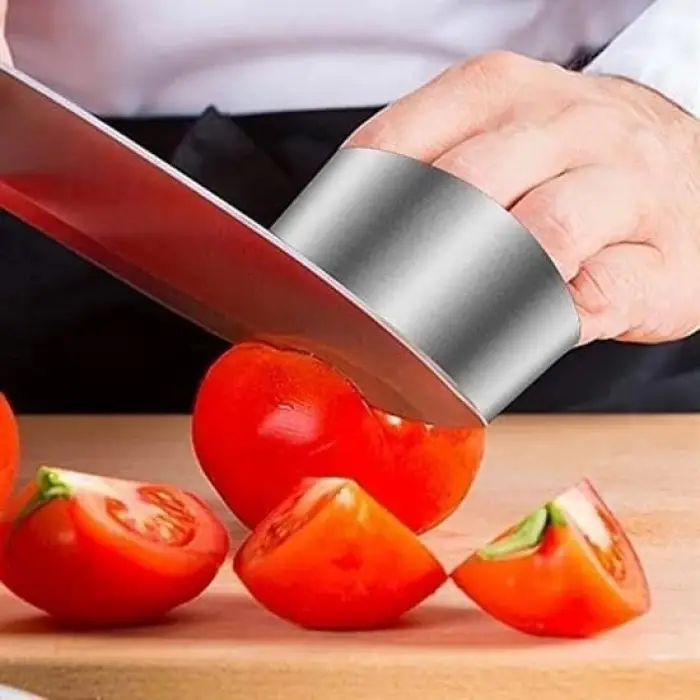 BakGelAl 2li Metal Parmak Koruyucu Hızlı ve Güvenli Kesme Paslanmaz Çelik Koruyucu Aparat