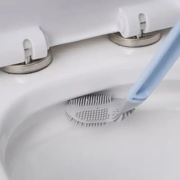 BakGelal Ergonomik Golf Sopası Tasarımlı Silikon Temizlik Fırçası (Yeşil)
