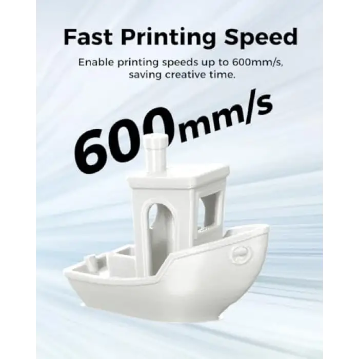 Resmi Hyper PETG Filament 1.75mm, Yüksek Hızlı PETG 30-600mm/s 3D Yazıcı Filament PETG, Boyutsal Doğruluk ± 0.03 mm, Çoğu 3D Yazıcıya Uyar, 1KG (2.2lbs) Makara Şeffaf