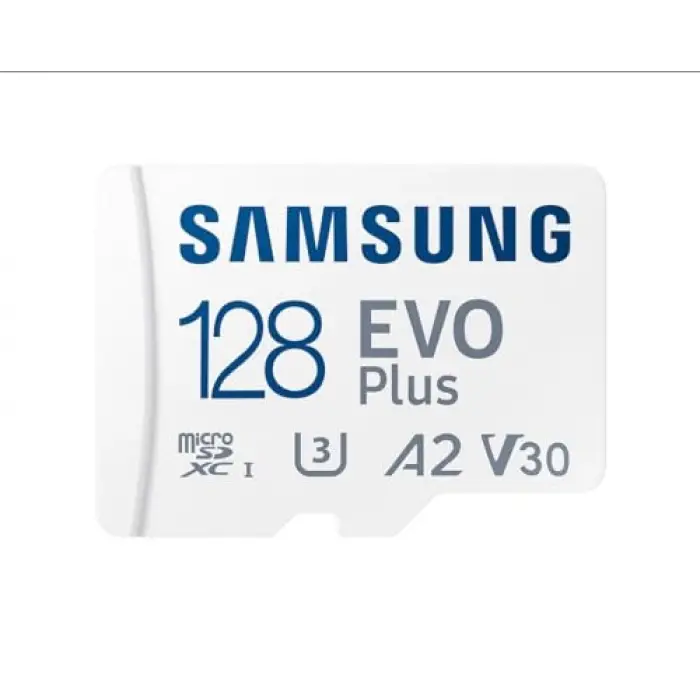 EVO Plus microSDXC Hafıza Kartı 128 GB, 160 MB/s, U3, V30, A2, ‎MB-MC128SA/TR (2024 Serisi) Beyaz