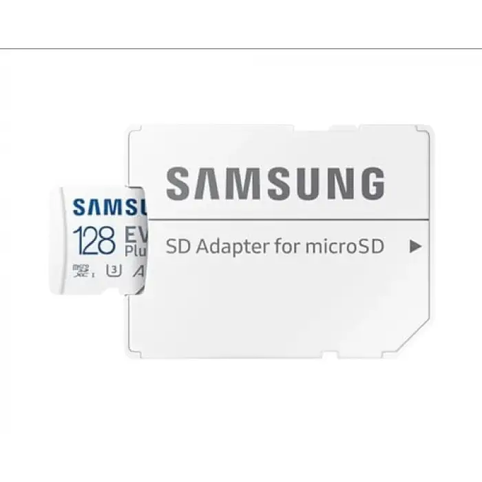 EVO Plus microSDXC Hafıza Kartı 128 GB, 160 MB/s, U3, V30, A2, ‎MB-MC128SA/TR (2024 Serisi) Beyaz