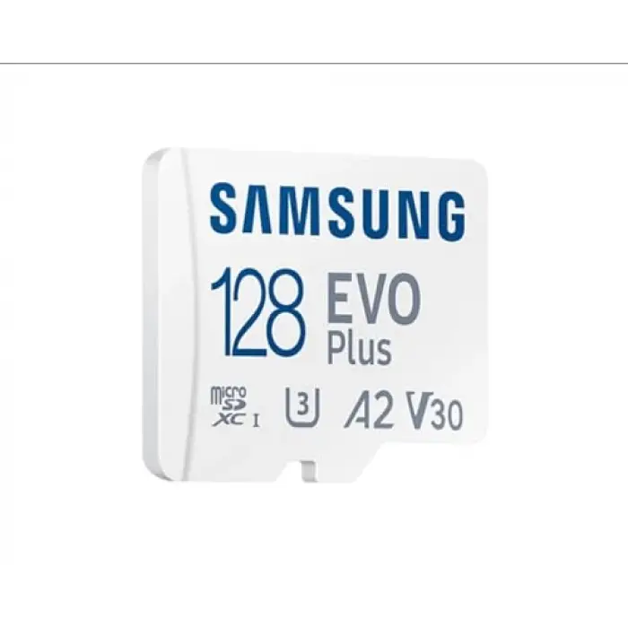 EVO Plus microSDXC Hafıza Kartı 128 GB, 160 MB/s, U3, V30, A2, ‎MB-MC128SA/TR (2024 Serisi) Beyaz