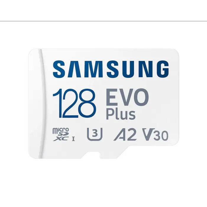 EVO Plus microSDXC Hafıza Kartı 128 GB, 160 MB/s, U3, V30, A2, ‎MB-MC128SA/TR (2024 Serisi) Beyaz