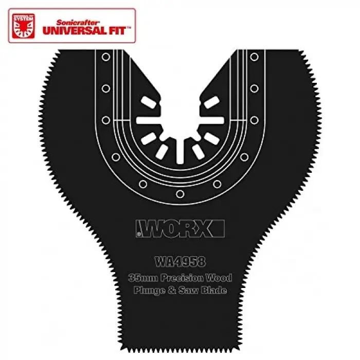 WA4958 Çok Amaçlı Raspalama Makinesi için 35x80 mm 180˚ Ahşap, Fiberglas, Pvc Universal Dalma/Kesme Bıçağı