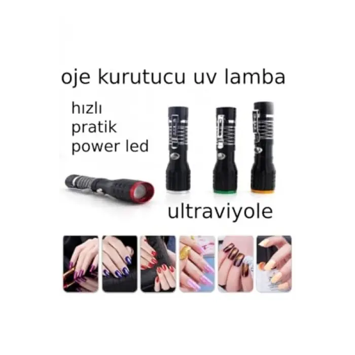 Siyah UV Tırnak Cilaşı Kurutucusu, Power LED Teknolojisi