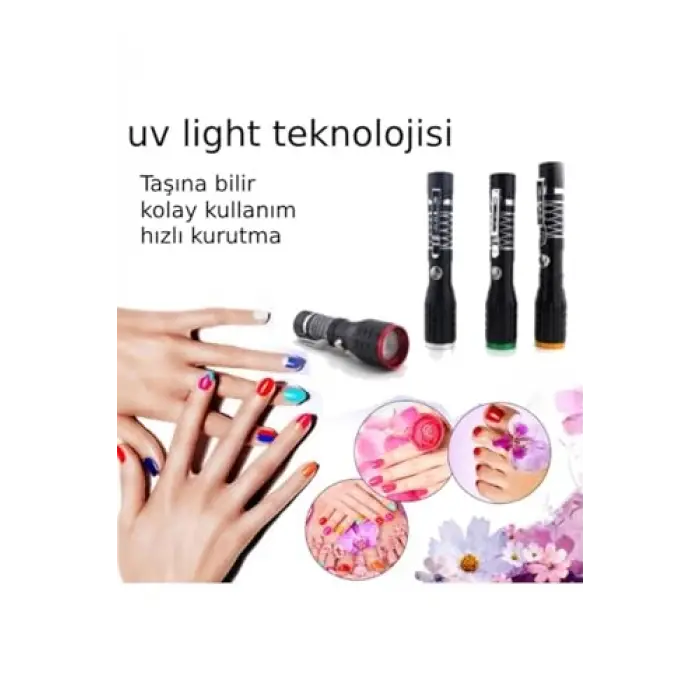Siyah UV Tırnak Cilaşı Kurutucusu, Power LED Teknolojisi