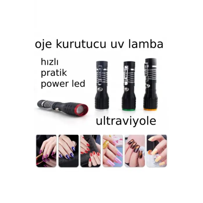Siyah UV Tırnak Cilaşı Kurutucusu, Power LED Teknolojisi
