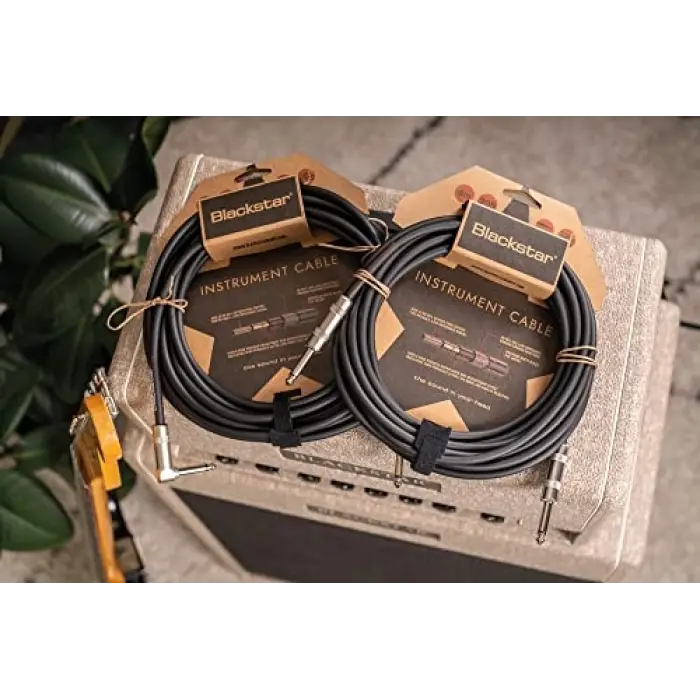 Bas/Elektro Gitar/Elektro-Akustik/Klavye/Amp için 3m (10ft) Enstrüman Kablosu Düz ¼ Jack Düz ¼ Jack (BSCABLESTD10FTSS)