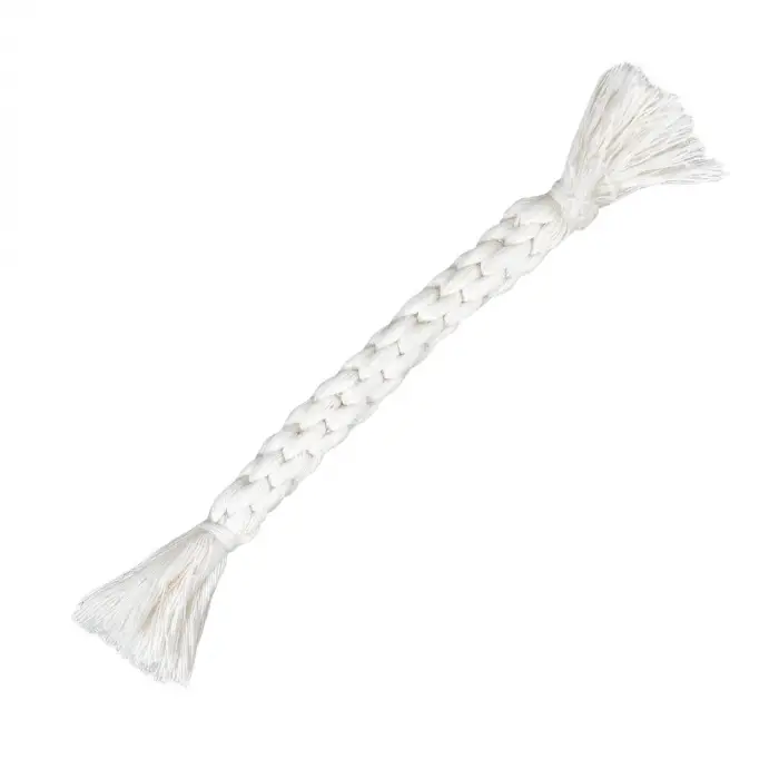 Kedi K��pek Diş Kaşıma Oyuncağı Püsküllü, Boy 22 cm, Kalınlık 2 cm