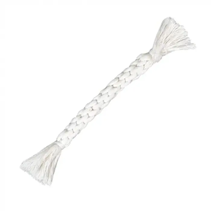 Kedi K��pek Diş Kaşıma Oyuncağı Püsküllü, Boy 22 cm, Kalınlık 2 cm