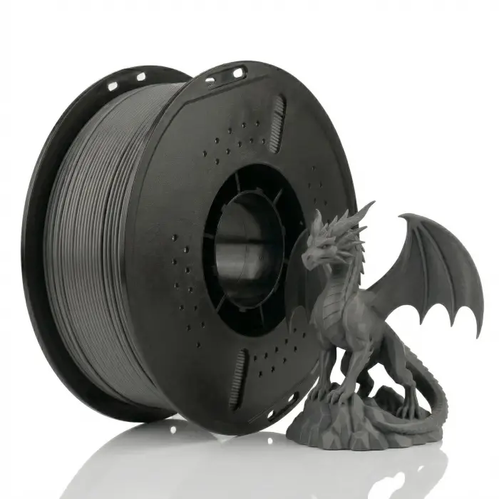 Pla+ Filament 1.75 mm 1 kg Koyu Gri - Yüksek Hızlı Baskı, ±0.02 mm Tolerans, Fdm/Ams Uyumlu 3D Yazıcı Filamenti