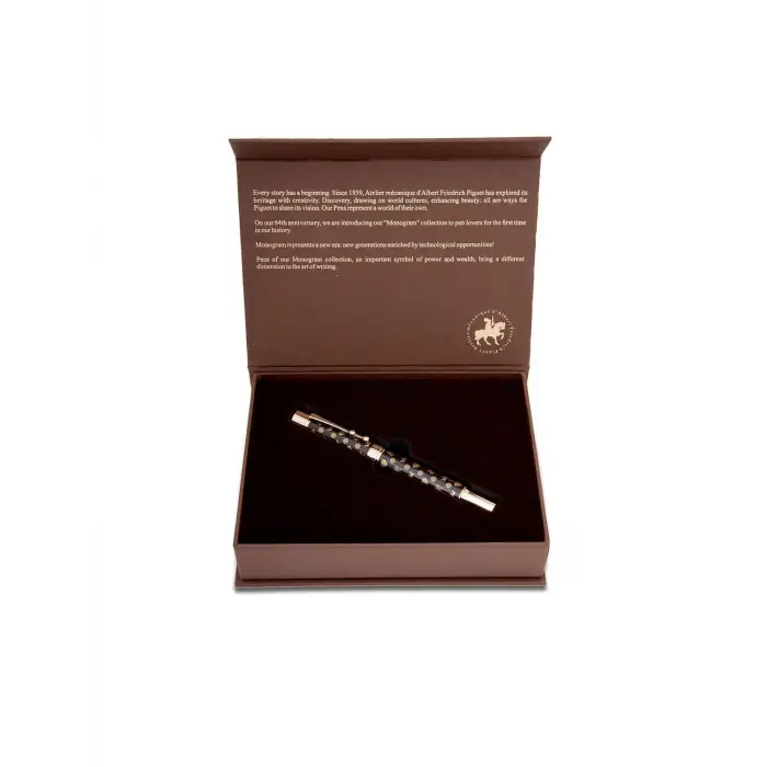 Genève Lüks ve Ergonomik Dolma Kalem ve Tükenmez Kalem Monogram Serisi Alman M Uç Altın Kaplama Evrensel Refill ve Kartuș Doldurulabilir Pompa Hediye Kutulu (Tükenmez Kalem)