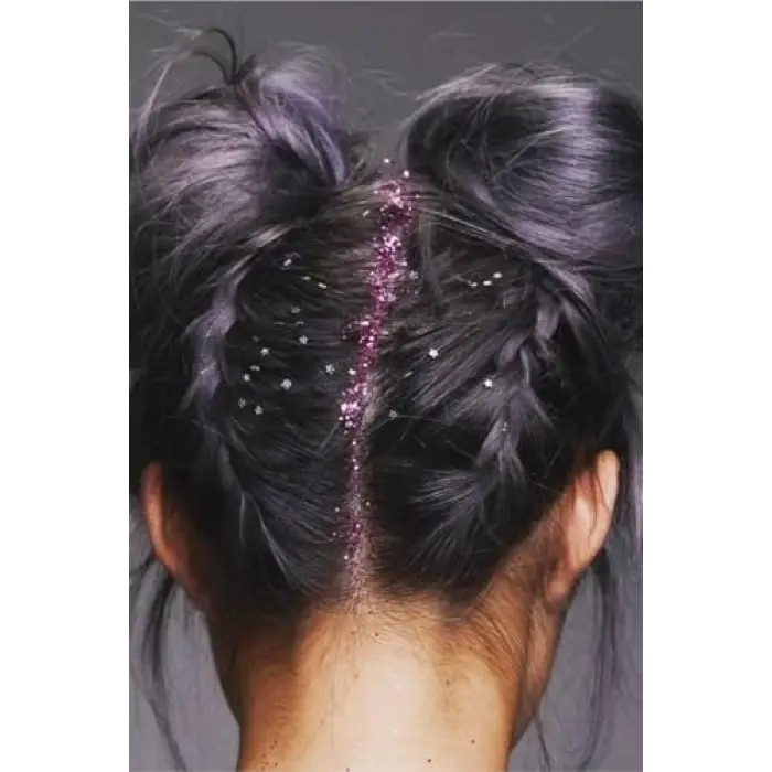 Fușya Göz Simi, Yüz ve Vücut Parıltısı, Party Glitter Makyaj Simi 5 Ml