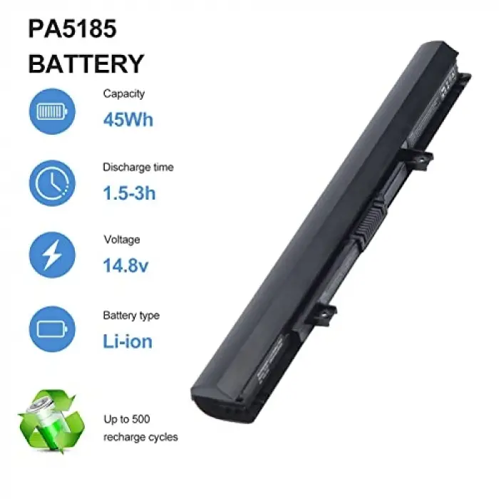 2800mAh PA5185U-1BRS Batarya Toshiba L50 L50-B PA5184U-1BRS PA5186U-1BRS PA5195U-1BRS C50 C55 C55T L55 L55T C55-B için 【2800mAh/45wh /4hücre 】