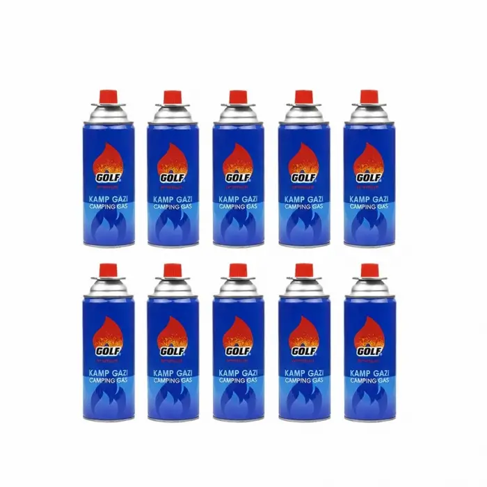 10 Adet 227 g Bütan Propan Gaz Kartușu