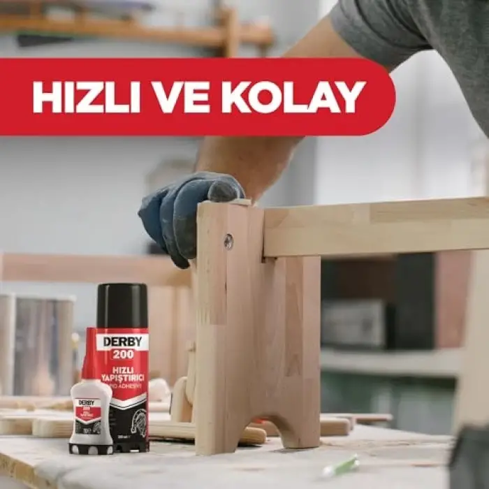 200 ml Mdf Hızlı Yapıştırıcı Seti