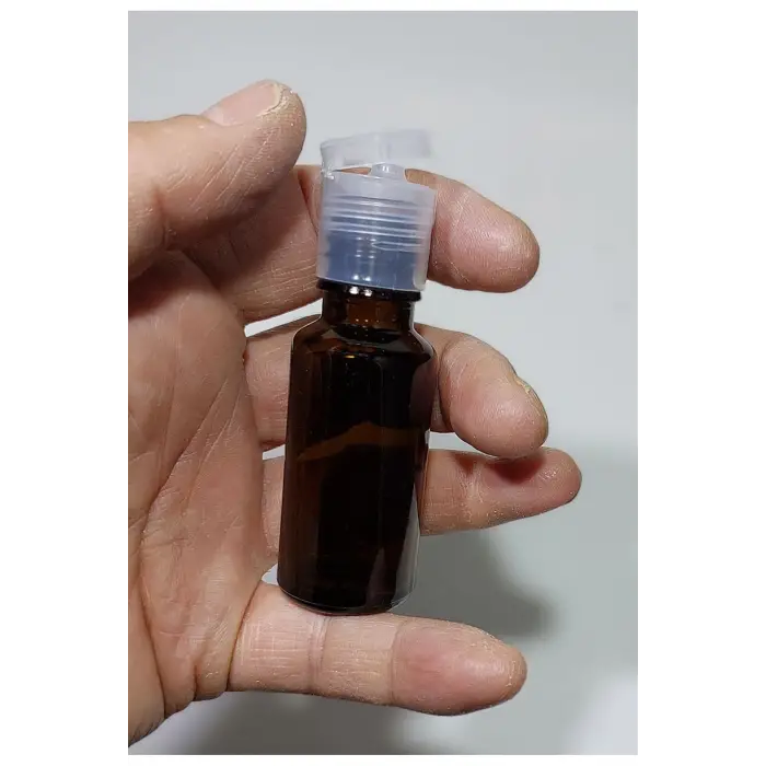 10 Adet Boş Filtop Damlak팦aklı Amber Renk Cam Doldurulabilir Kolonya ve Parfüm Şişesi 20 Ml 8697431732568