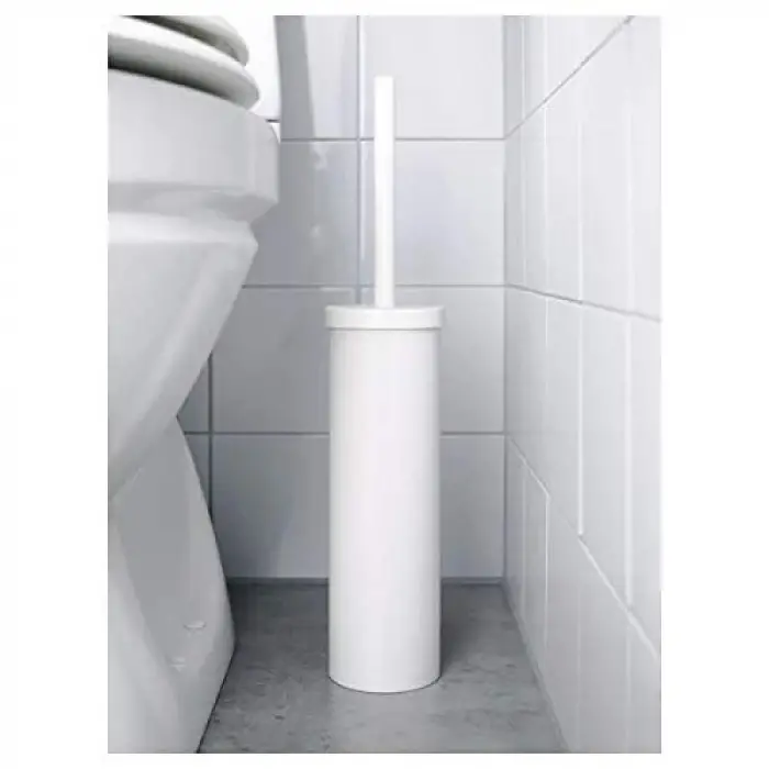 Enudden Tuvalet Fırçası, Beyaz (Uzunluk: 48 cm (19) Çap: 9,7 cm (3 ¾))