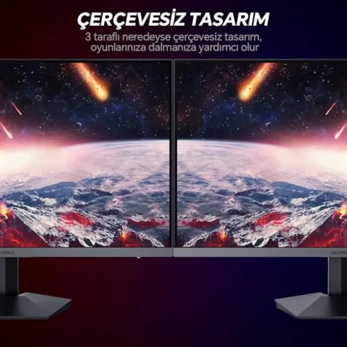 Monitör 24E3 23.8Inç; 165Hz, Fhd, 1080p(1920*1080), 1ms, Ips, Adaptive Sync, Monitörler, Gaming, Hdmi 1.4*2, Dp 1.2*1, Eğilmek：-5~15°, Yukarı ve Aşağı, Görme Açısı 178°, Vesa，75*75 mm, Siyah