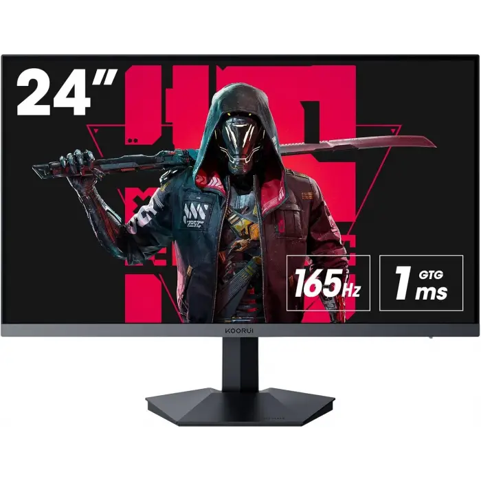 Monitör 24E3 23.8Inç; 165Hz, Fhd, 1080p(1920*1080), 1ms, Ips, Adaptive Sync, Monitörler, Gaming, Hdmi 1.4*2, Dp 1.2*1, Eğilmek：-5~15°, Yukarı ve Aşağı, Görme Açısı 178°, Vesa，75*75 mm, Siyah