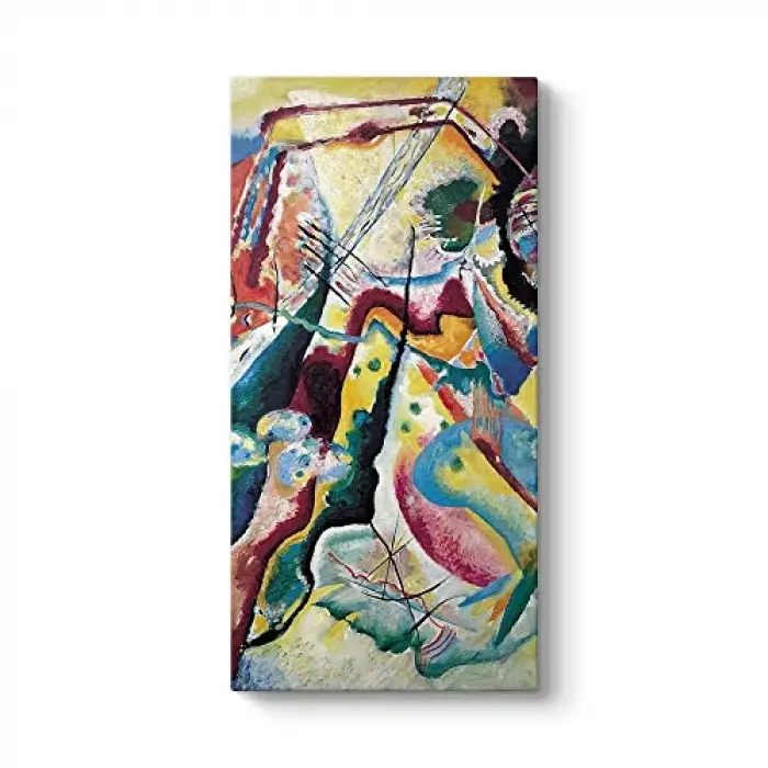 Wassily Kandinsky‏, La Tache Rouge Tablosu 40 x 80