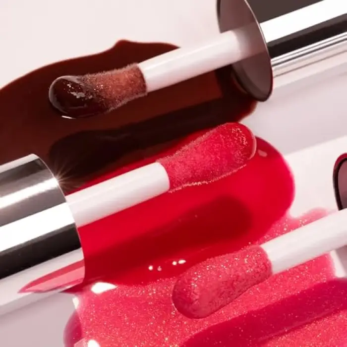 Lip Oil, Cosmetics, 40 Sugar Red Nemlendirici ve Parlatıcı Dudak Bakım Yağı, Kırmızı (3 paketi)