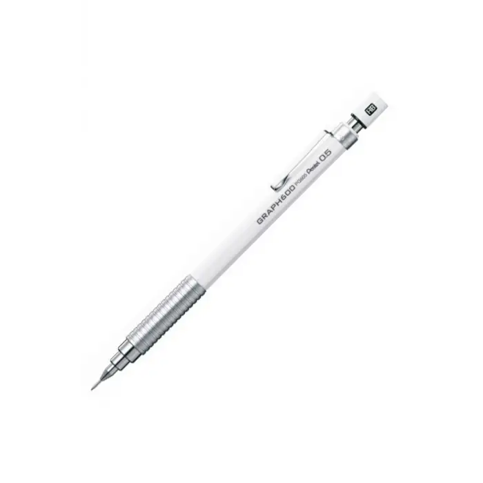 キテラ(Kitera) PG605-W Graph 600 PG605-W (0.5 mm) Teknik Çizim ve Yazı İçin Mekanik Kurşun Kalem, Orijinal Kutusunda