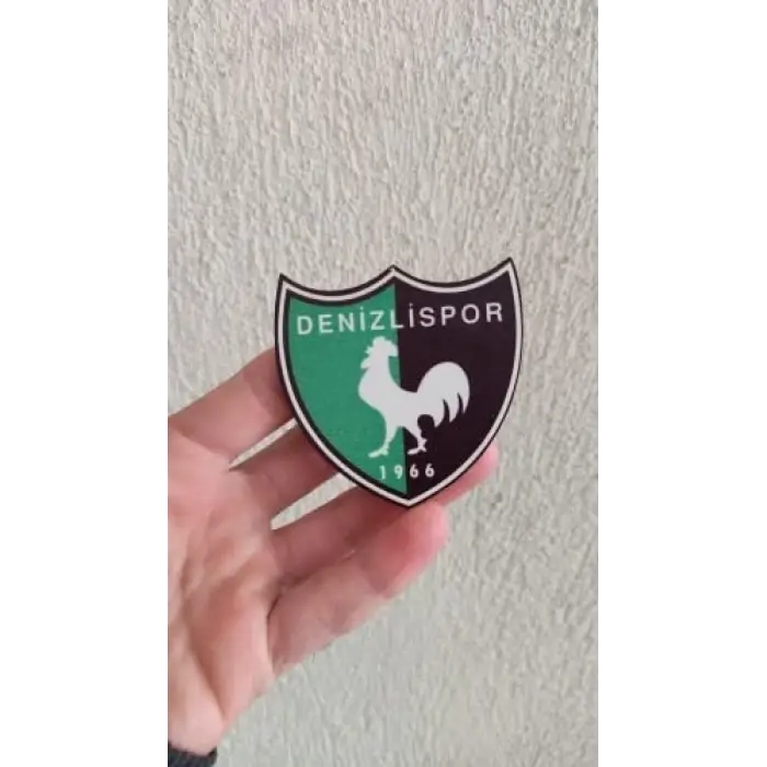 6x6 CM Denizlispor Logolu Magnet
