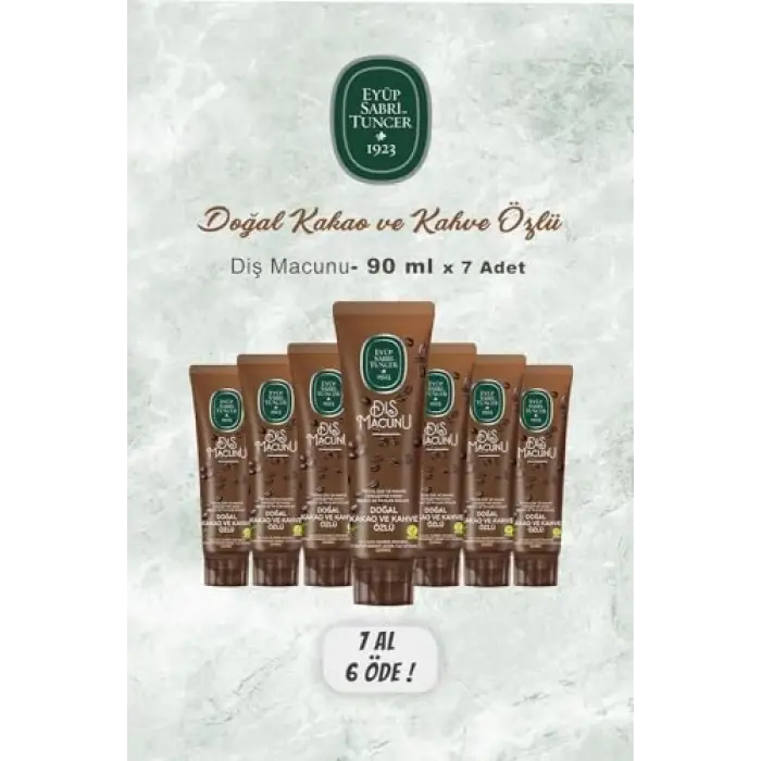 7 AL 6 Öde Diş Macunu, Kakao Özlü, 90 ml