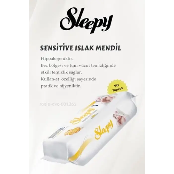 7 AL 6 Öde Sensitive Islak Mendil 90lı ve Rosıe Bebek Pamuğu