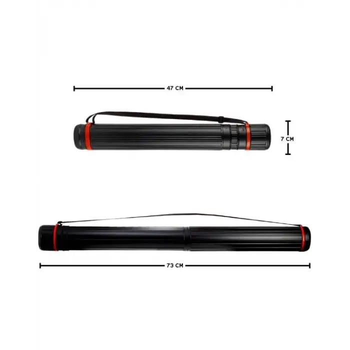 7 cm siyah proje tüpü