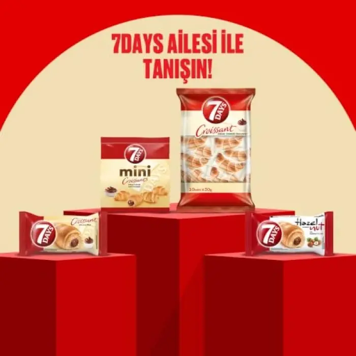 7 Days Kakao Kremalı Mini Kruvasan 185 g