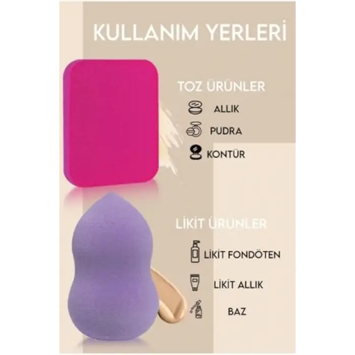 7li Makyaj Süngeri